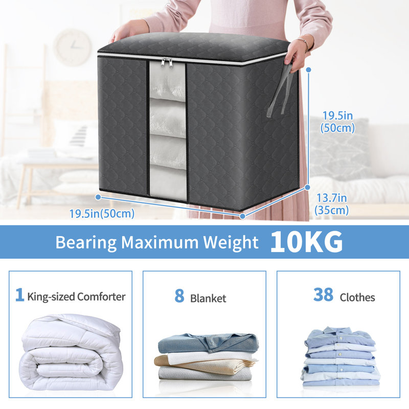 Latitude Run® Fabric Decorative Bin