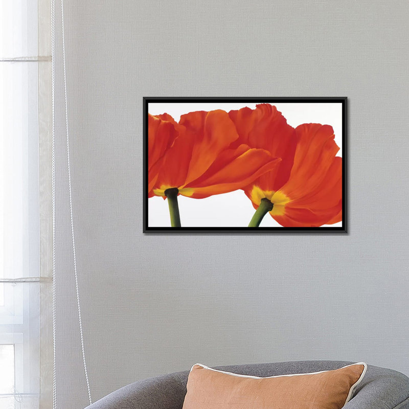 « spring danse », reproduction d’impression sur toile, H 18 po x l 26 po x P 1,5 po, Toile avec cadre noir