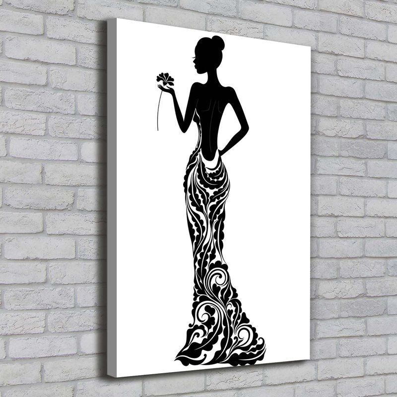 Fashion Illustration - Wrapped Canvas Print