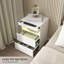 45cm W Solid + Manufactured Wood Bedside Table-568402705