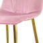 Ensemble de 4 chaises de salle à manger modernes et simples avec pieds en métal-1794321067-1794321066