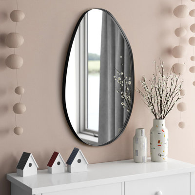 Pirlo Metal Oval Mirror
