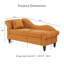 65‘’L Storage Velvet Upholstered Chaise Lounge-1332512004