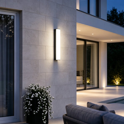 White Outdoor Sconce