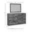 Commode double 6 tiroirs avec miroir Kaisee