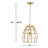 Almita 4 - Light Matte Brass Pendant-73230887