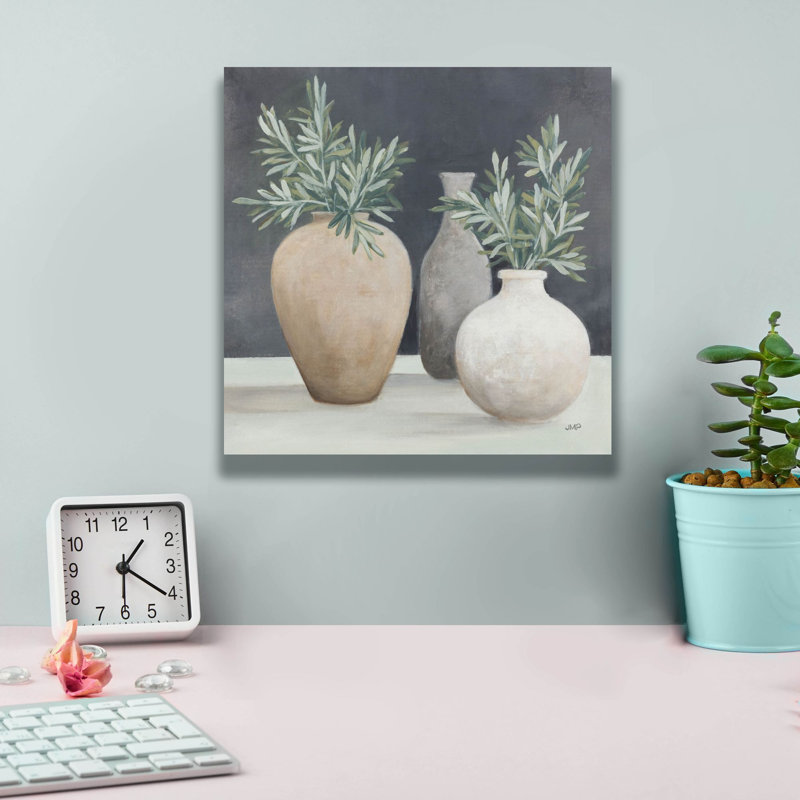 «Fresh Vessels 2» par Julia Purinton, art mural sur toile, H 12 po x l 12 po x P 0,75 po