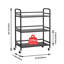 Beyzanur Metal Bar Cart