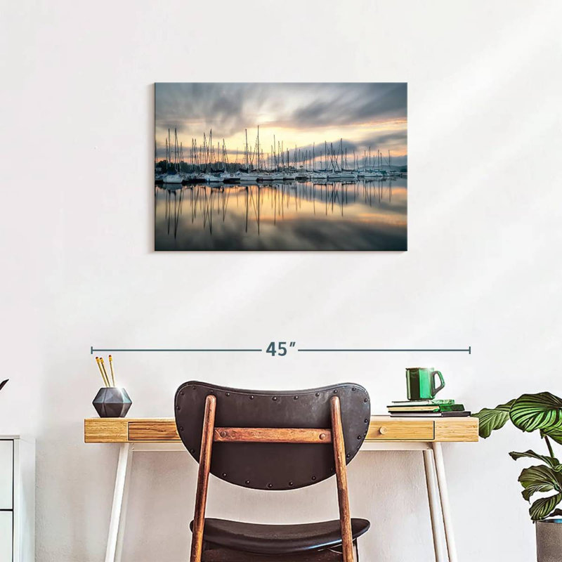 Mehar Sailors Sunrise, H 20 po x l 30 po