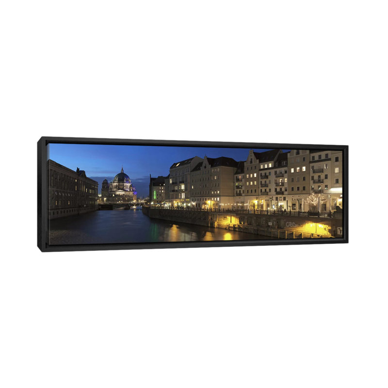 Coastal, 12" H x 36" W x 1.5" D, Black Framed