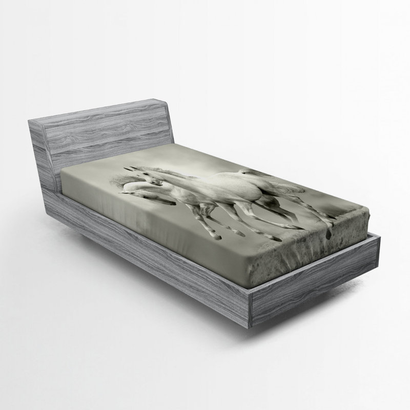 Drap-housse Chevaux, Drap-housse de taille simple
