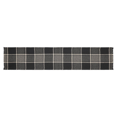Vergean Rectangle Plaid 70% Cotton / 30% Cotton Polyester Blend Table Runner