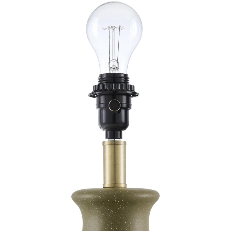 Cerria Table Lamp, Green, White