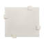 Mist 26" Wide White Quartz Top End Table