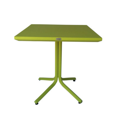Table bistro hybride pliante en aluminium 77