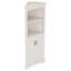 Armoire de coin de 69 po de hauteur avec tablettes ouvertes, armoire de rangement autoportante avec 2 portes-231468373