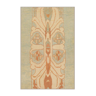 Tapis décoratif multicolore à motif abstrait