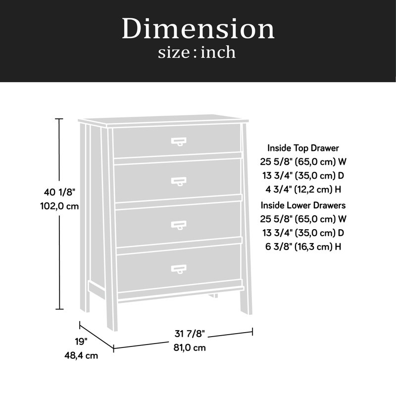 Commode 4 tiroirs