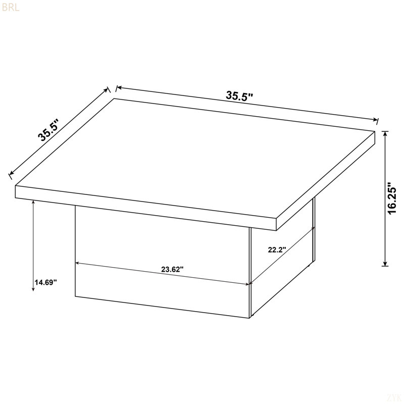 Ensemble de tables basses Exeter Mango