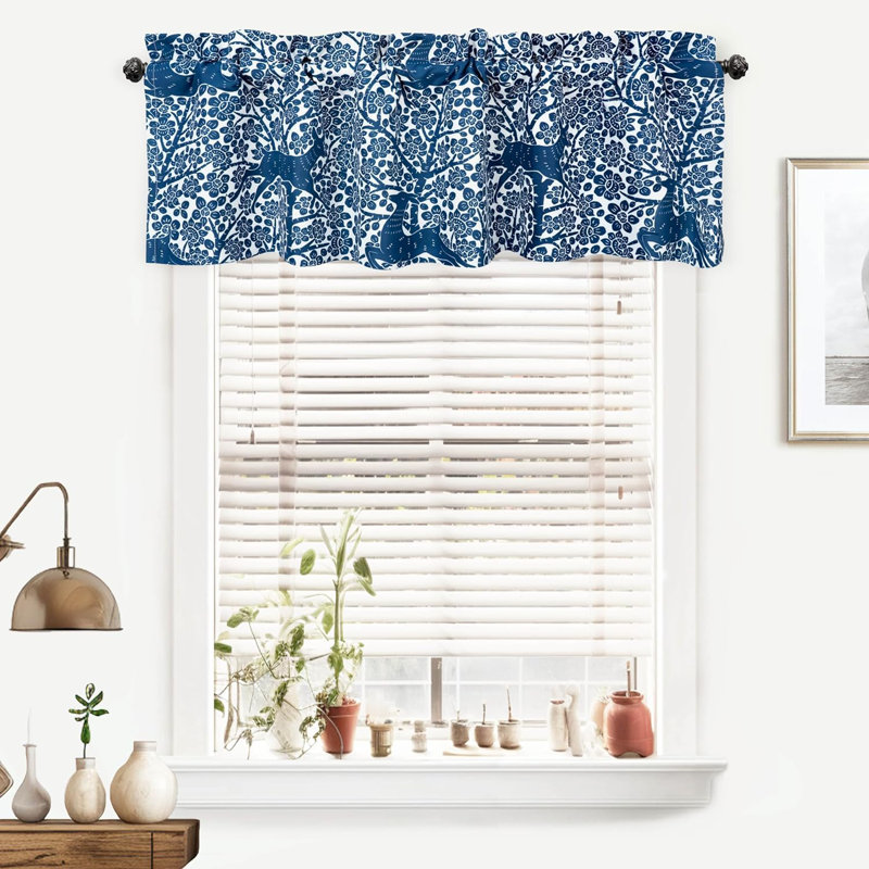 Alarna Floral Tailored Window Valance