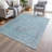 Machine Washable Indoor/Outdoor Xhevrie Sky Rug-660390163