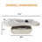 Cloud Shape Cream Coffee Table With Darwes