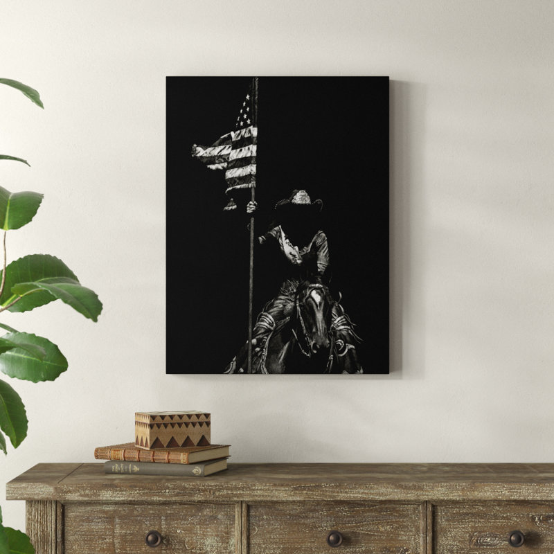 « scratching rodeo vi », photographie sur toile tendue, H 24 po x l 18 po x P 2 po