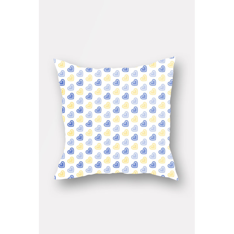 Geometric Pillow Cover, Yellow 1