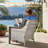 Harper 6 Pieces Patio Furniture Set With Fire Pit Table, Outdoor Wicker 3-seat Sofa With Comfy Cushion, High Back Rattan Conversation Set For Garden Backyard-2070659609