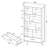 4-shelf Storage Bookshelf-542554176