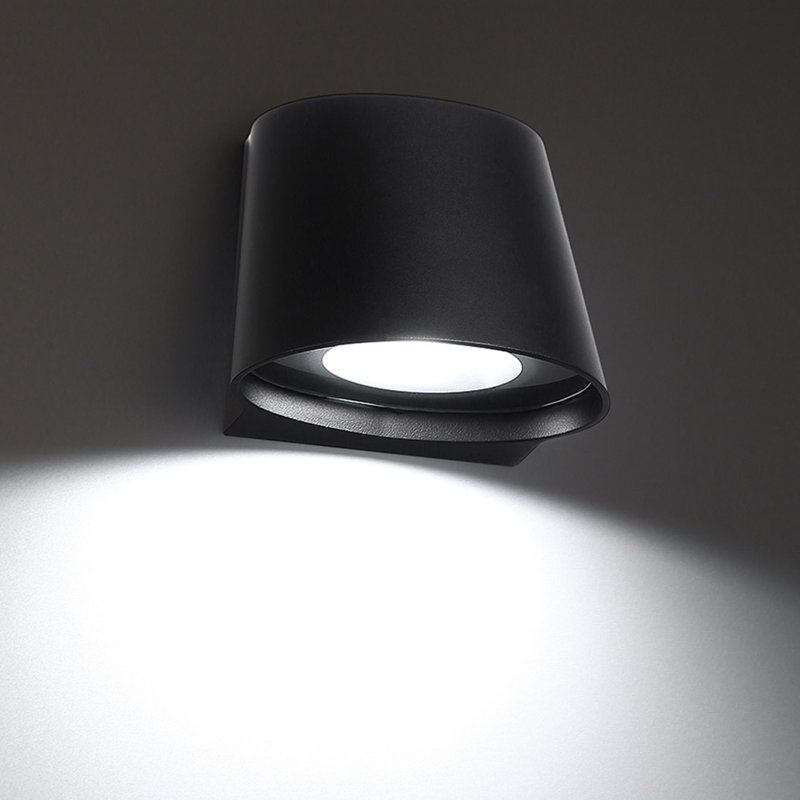 Mod LED Outdoor Bulkhead Light, Black