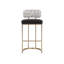 Bellatrix Upholstered Stool with Metal Frame-648213480-665475635