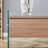 Bedside Table With Drawers. The Board Surface Is MDF Sticker, And Both Sides Are Transparent Tempered Glass. The Design Is Simple And Elegant, With Excellent Storage Functions.-990719709