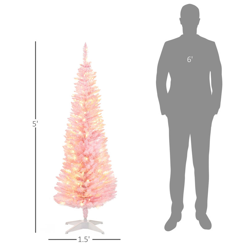 Grand sapin de Noël artificiel pré-éclairé, 5'