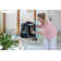 42cm Plastic Flat Top Travel Bird Cage with Perch