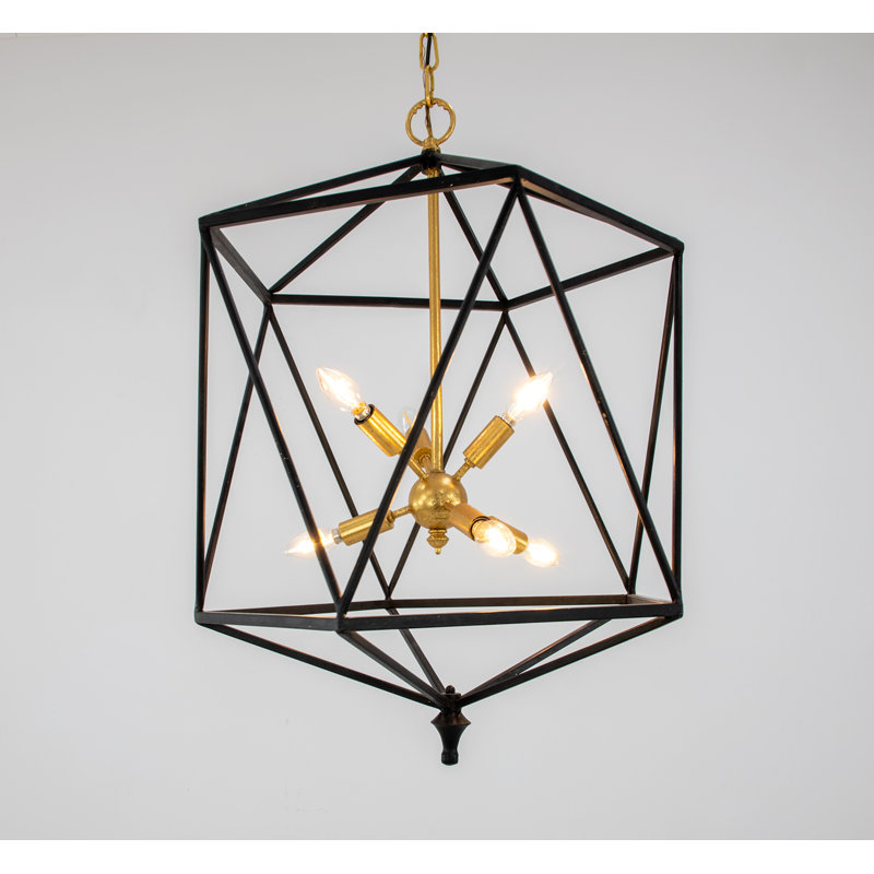 Victor 6 - Light Chandelier, Black