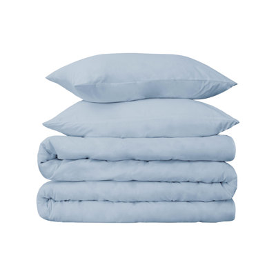 Luxury Standard Cotton 650 Thread Count 3-Piece Duvet Cover Set