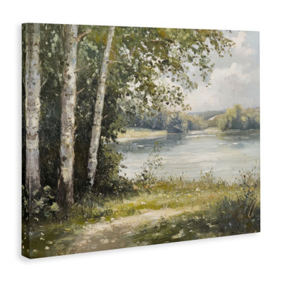«Place To Relax Lake View Canvas» par Petal Prints Design