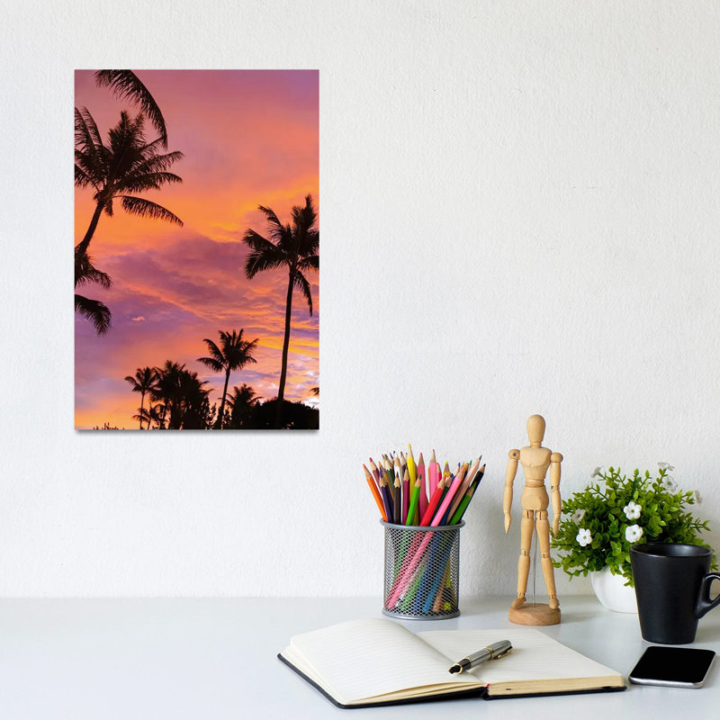 Pink Cloud Sunrise Vert by Sean Davey - Wrapped Canvas Gallery-Wrapped Canvas Giclée, 20.32 cm H x 30.48 cm W