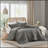 3-Piece Cal King Soft Washed Pleated Comforter Set-133388181