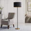 Lampe sur pied en métal