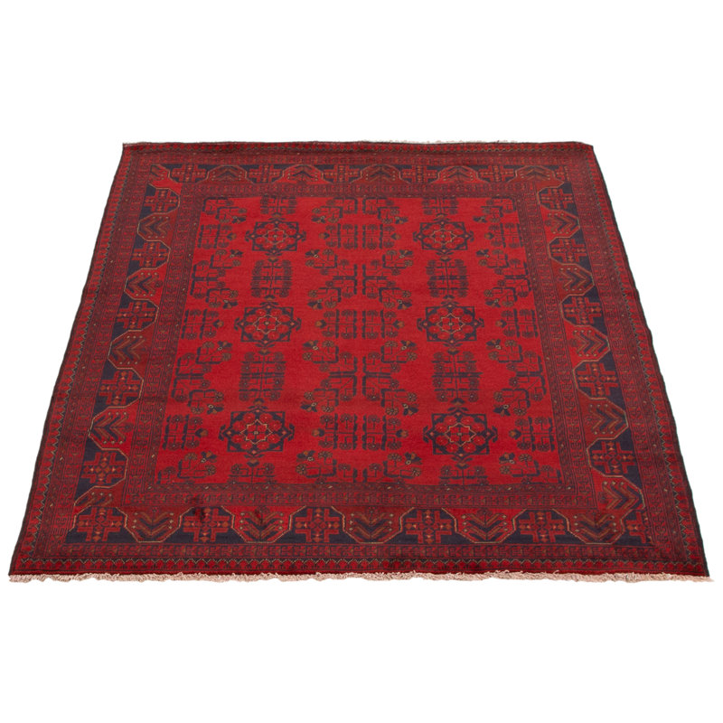 Monserratte One-of-a-Kind 5'1" X 6'10" New Age Wool Area Rug in Red