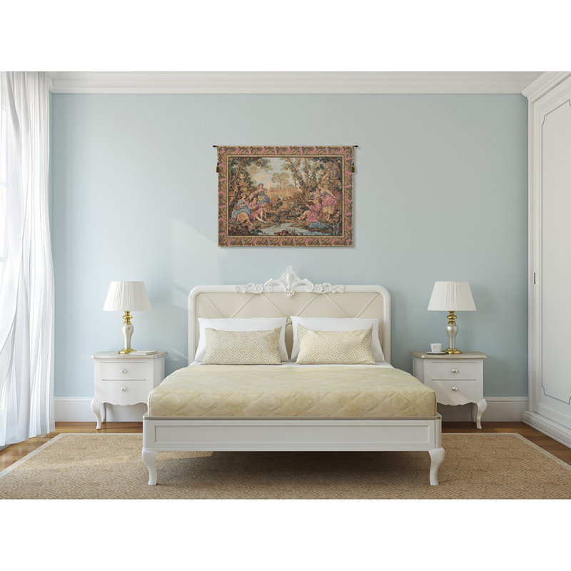Loom Woven Cotton Blend Wall Hanging, 26" H x 38" W