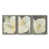 Toile avec cadre gris
