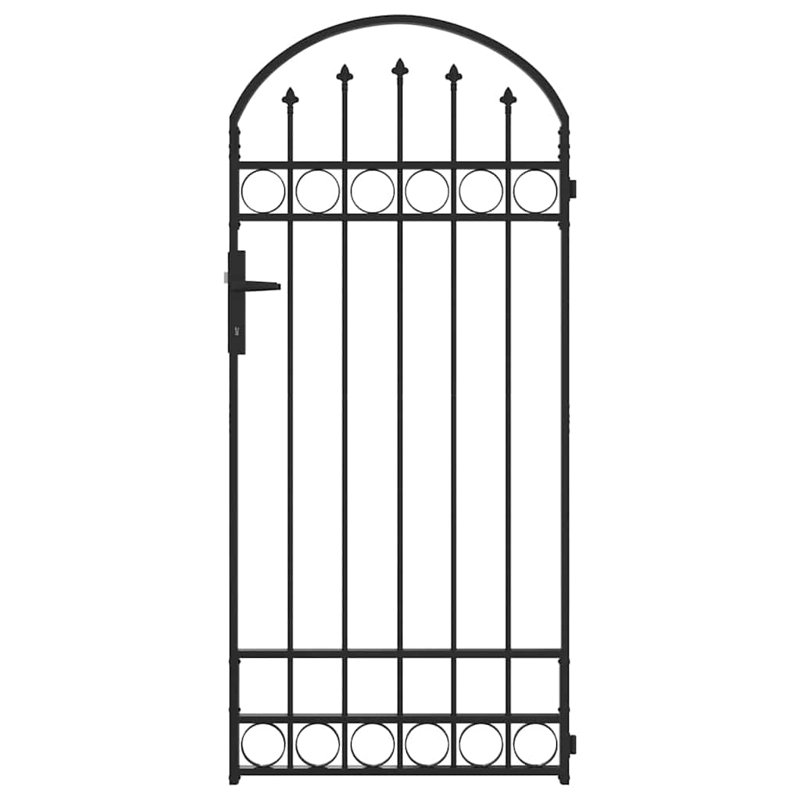 Gate with Gate in Grey, 89 x 200 cm