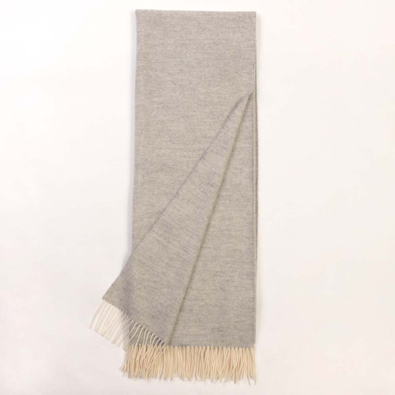 Dayle Hand Woven Throw Blanket, Latte