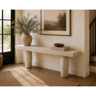 Console en bois massif Capri 88,19 po