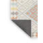 Tapis contemporain rouge / jaune / gris-90549416