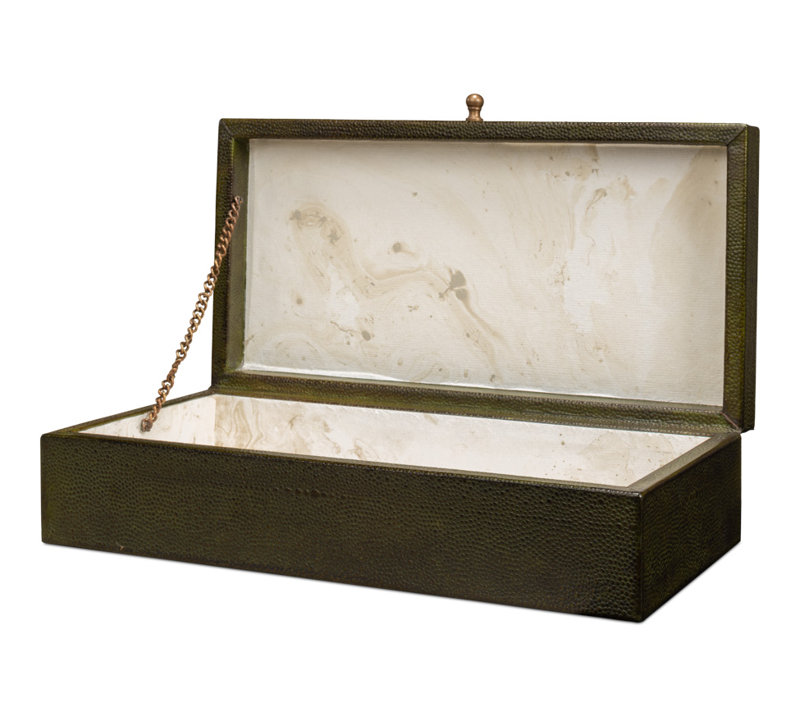 Gatsburg Handmade Decorative Box, Green