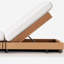 Chaise longue en teck-100059901